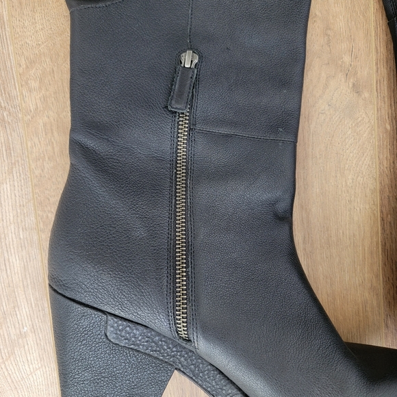 Eileen Fisher women's Ivy leather motorcycle boots, size 9 - Picture 4 of 11